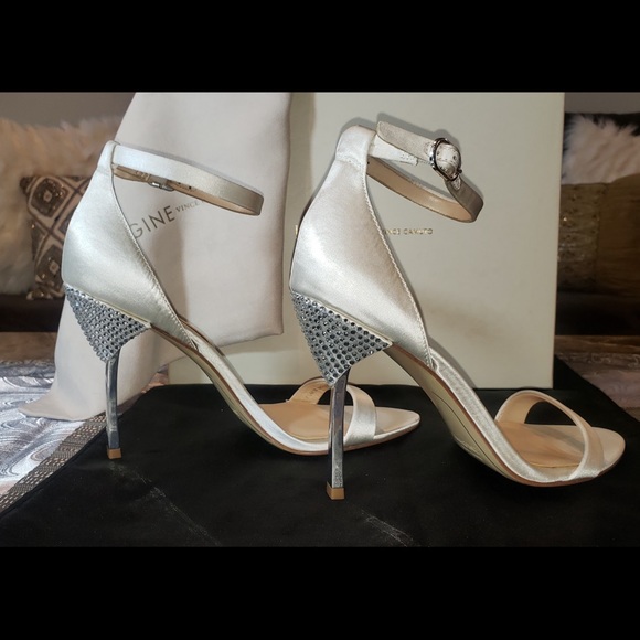 Vince Camuto Ivory and Crystal Heels - Picture 11 of 14